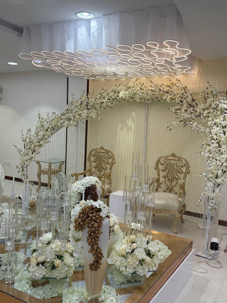 سالن عقد و ازدواج رز گلد در تهرانپارس تهران