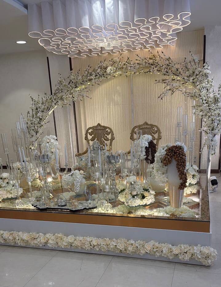 سالن عقد و ازدواج رز گلد در تهرانپارس تهران