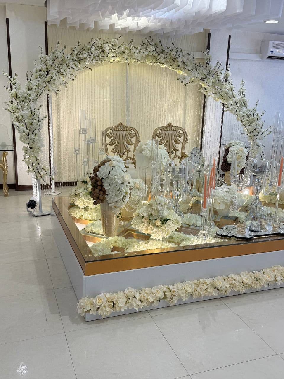 سالن عقد و ازدواج رز گلد در تهرانپارس تهران