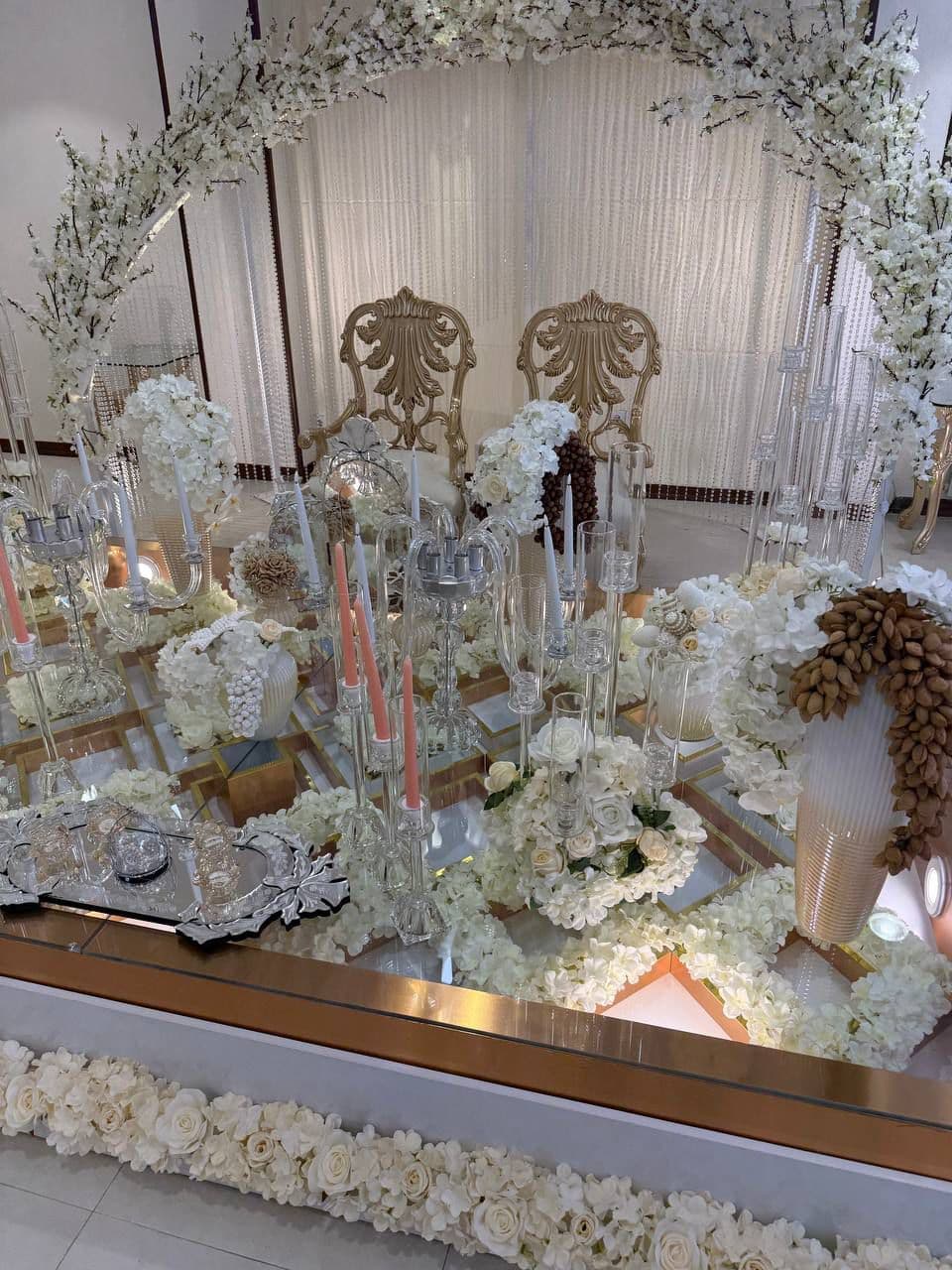 سالن عقد و ازدواج رز گلد در تهرانپارس تهران