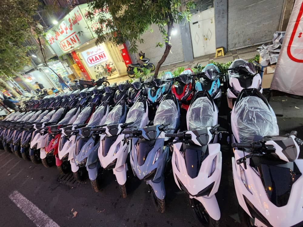 فروش موتور سیکلت نقد و اقساط و نمایندگی هانی موتور دهباشی در تهران