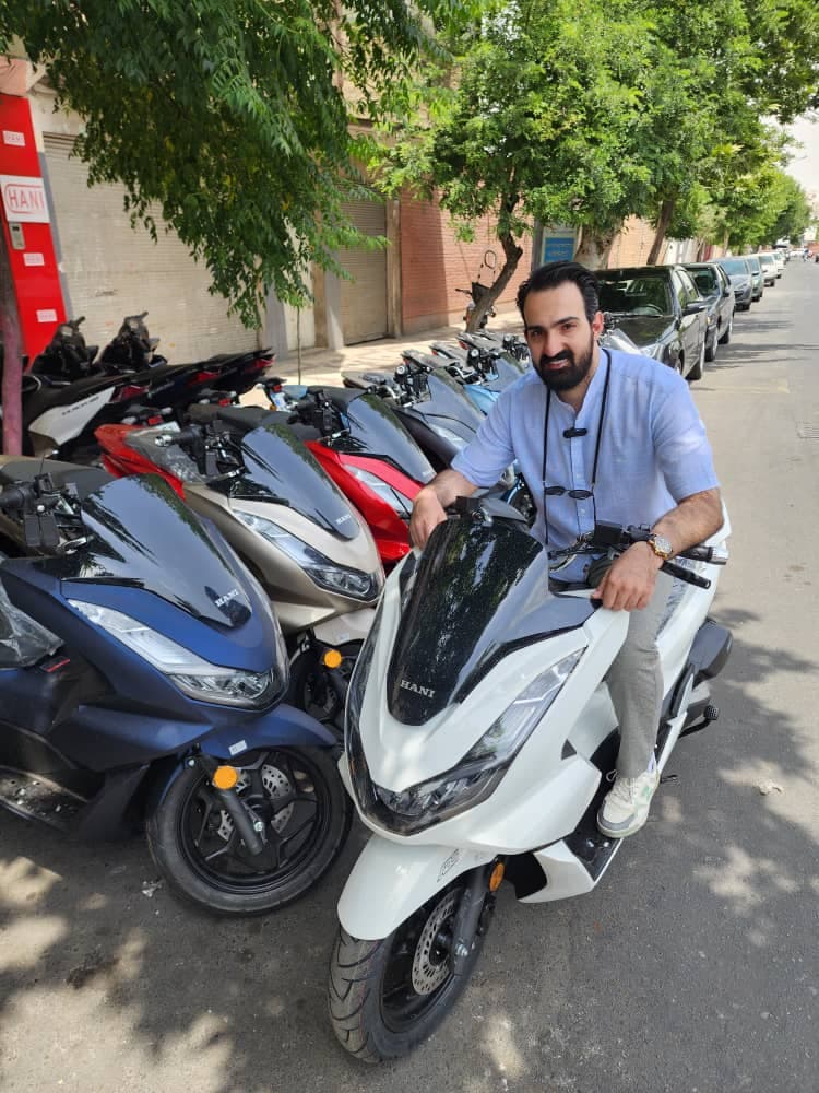 فروش موتور سیکلت نقد و اقساط و نمایندگی هانی موتور دهباشی در تهران