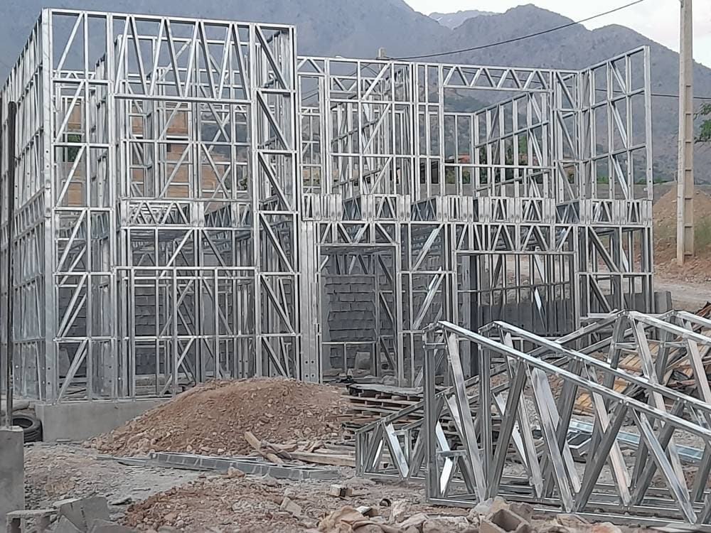 اجرای سازه پیش ساخته lsf اترک سازه قوچان