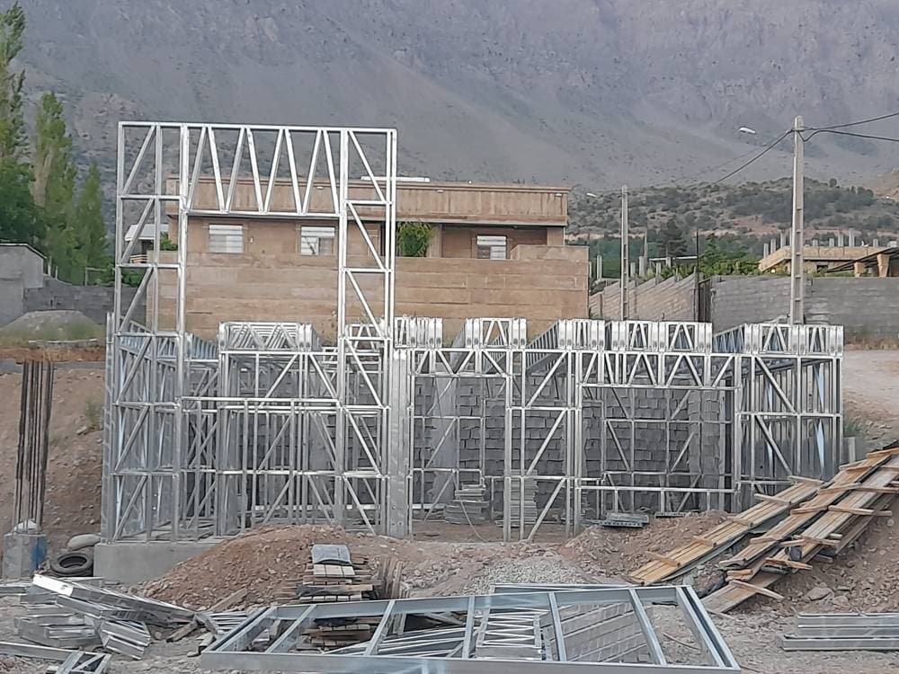 اجرای سازه پیش ساخته lsf اترک سازه قوچان