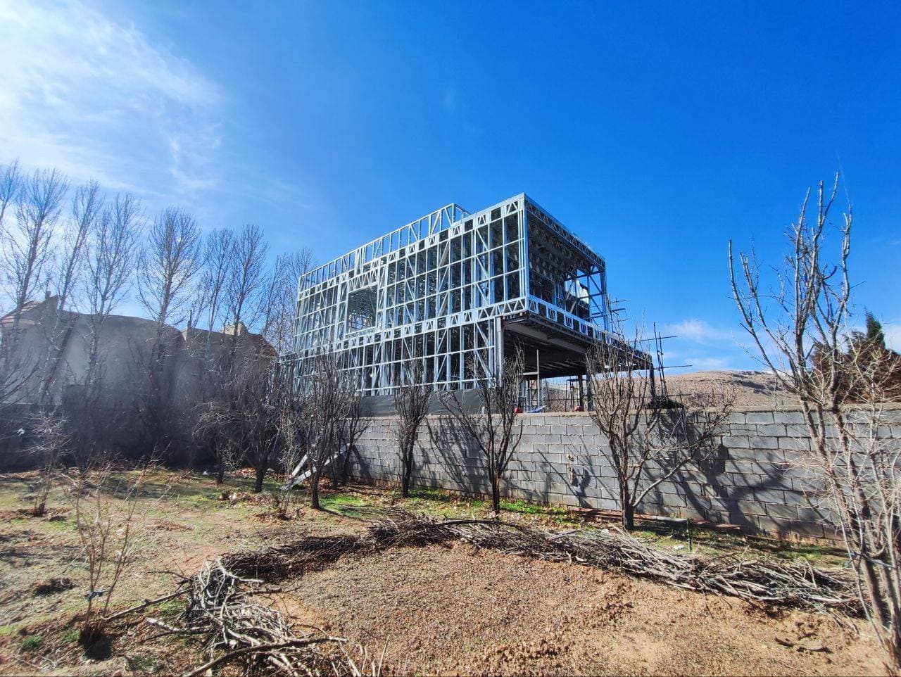 اجرای سازه پیش ساخته lsf اترک سازه قوچان