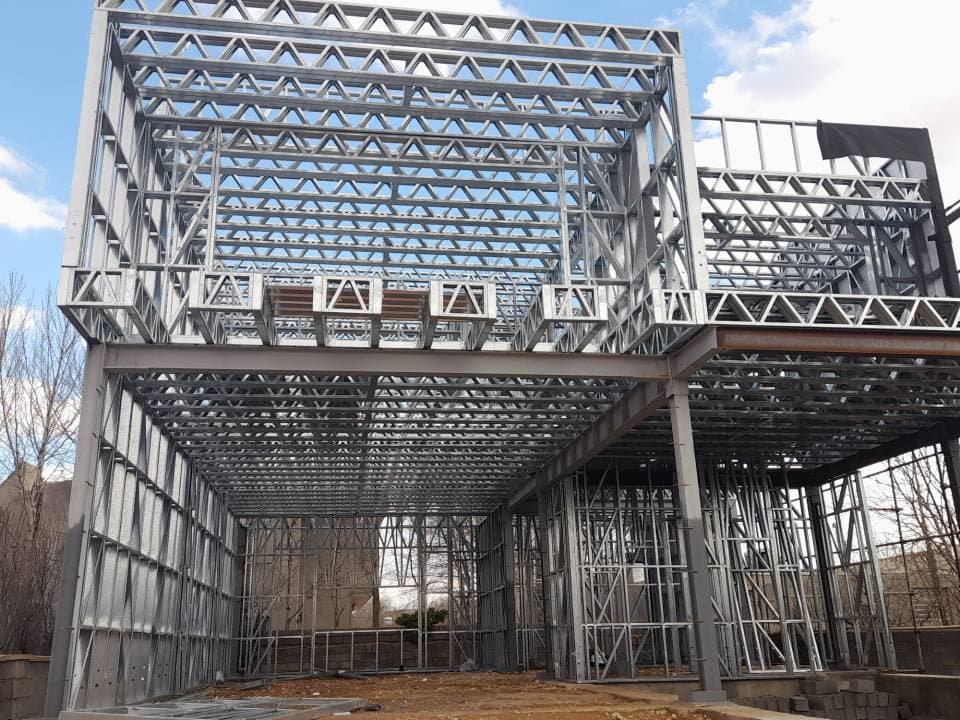 اجرای سازه پیش ساخته lsf اترک سازه قوچان