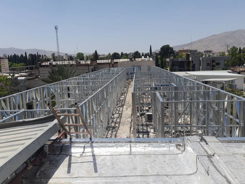 اجرای سازه پیش ساخته lsf اترک سازه قوچان