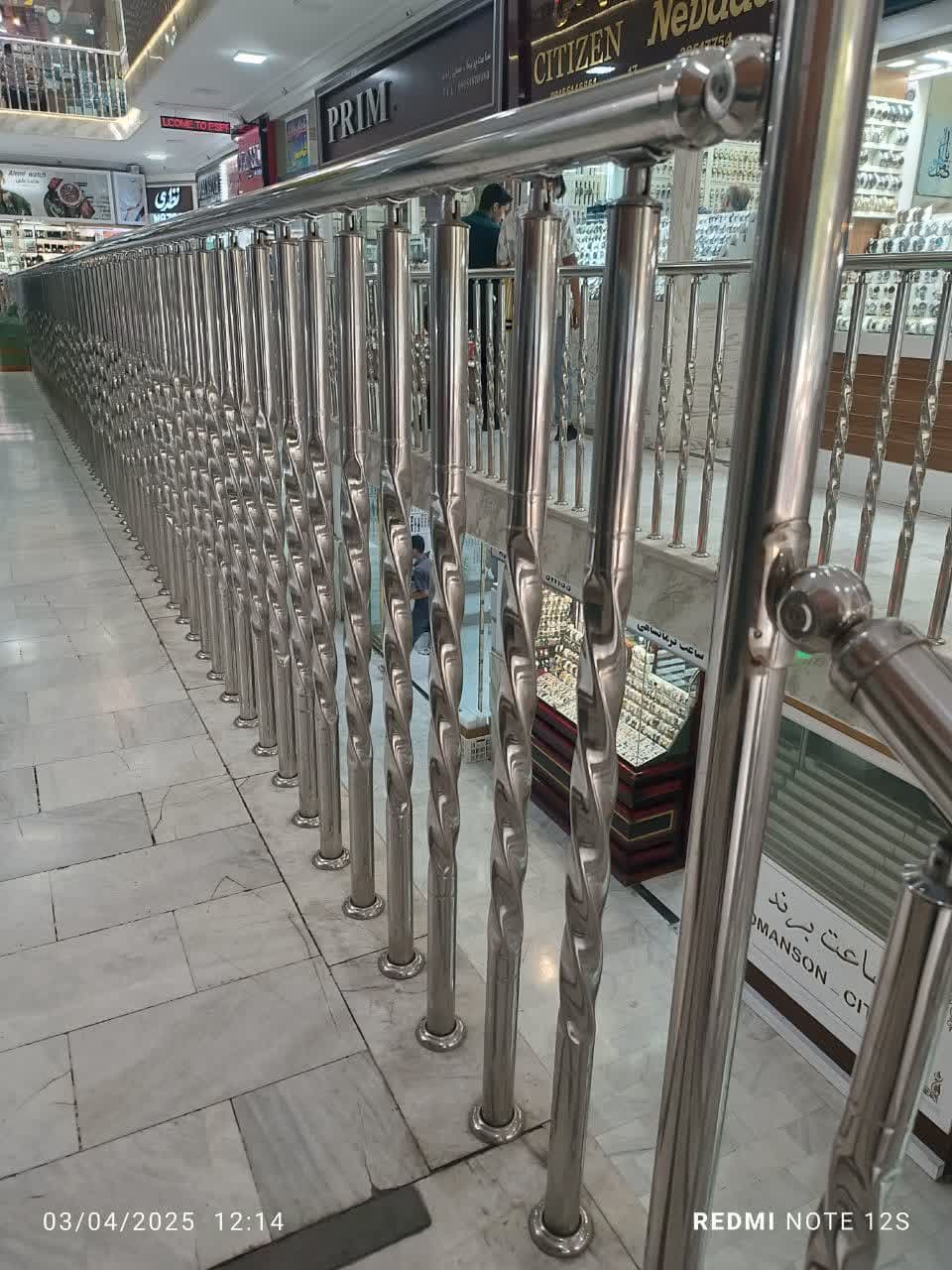 نصب و فروش یراق آلات نرده استیل شرق حیدری در اصفهان