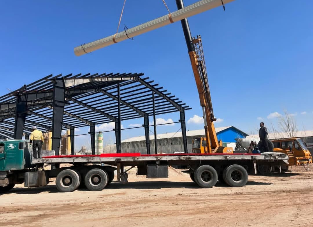 کارخانه سوله و ورق شیروانی آرش سوله در اردبیل