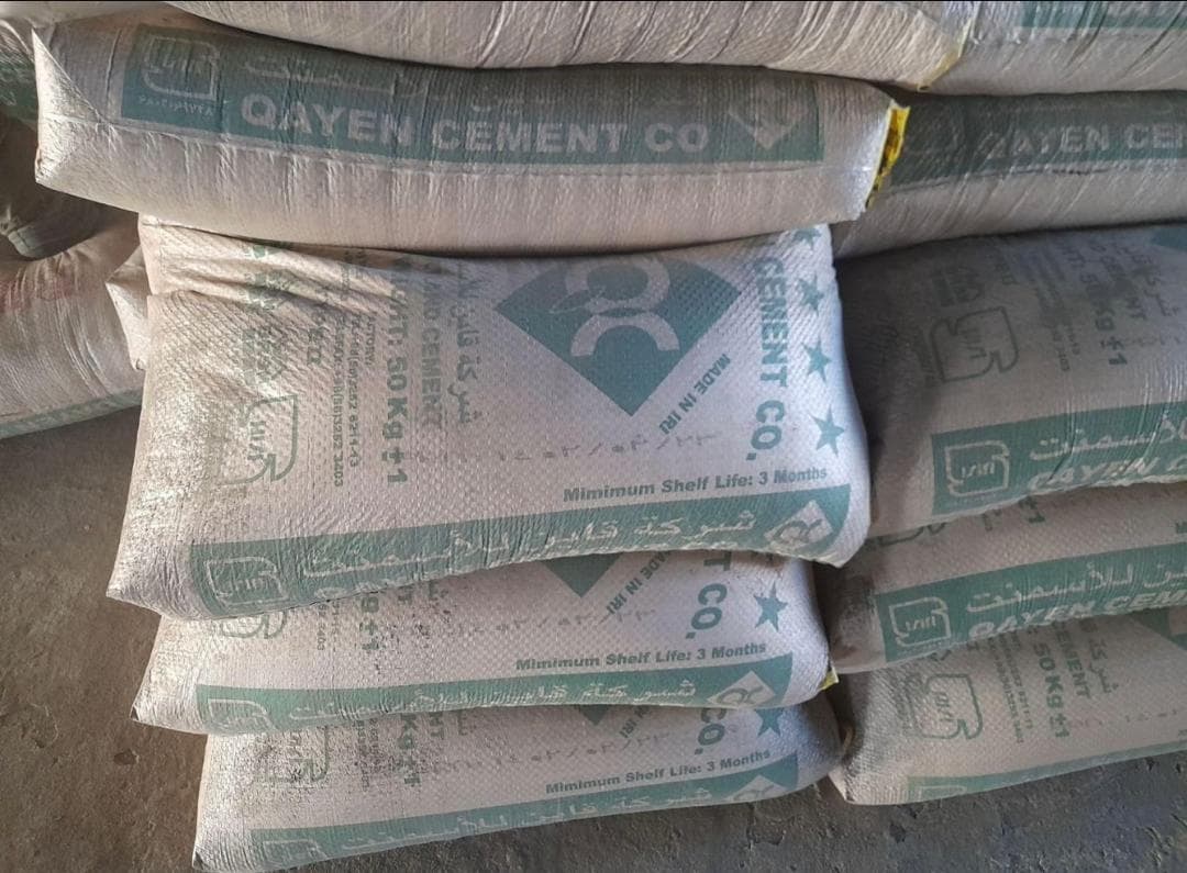 پخش و فروش عمده سیمان قاین زاوه و باقران پرهیزگار در بیرجند