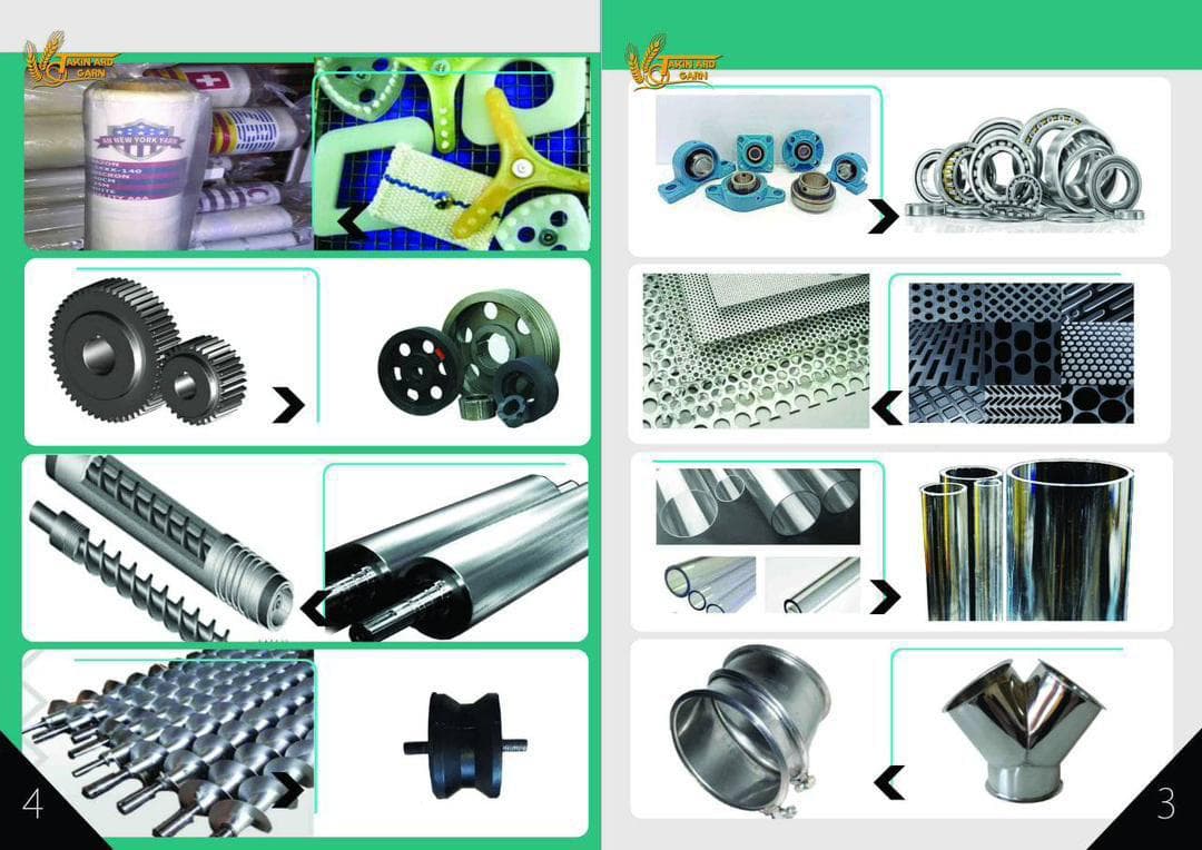 تهیه و فروش قطعات کارخانجات آرد تکین آرد قرن تهران
