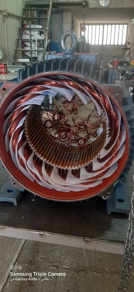 سیم پیچی الکتروموتور میلاد صاحبی در خضرآباد یزد
