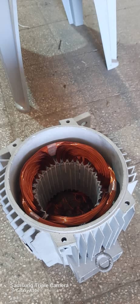 سیم پیچی الکتروموتور میلاد صاحبی در خضرآباد یزد