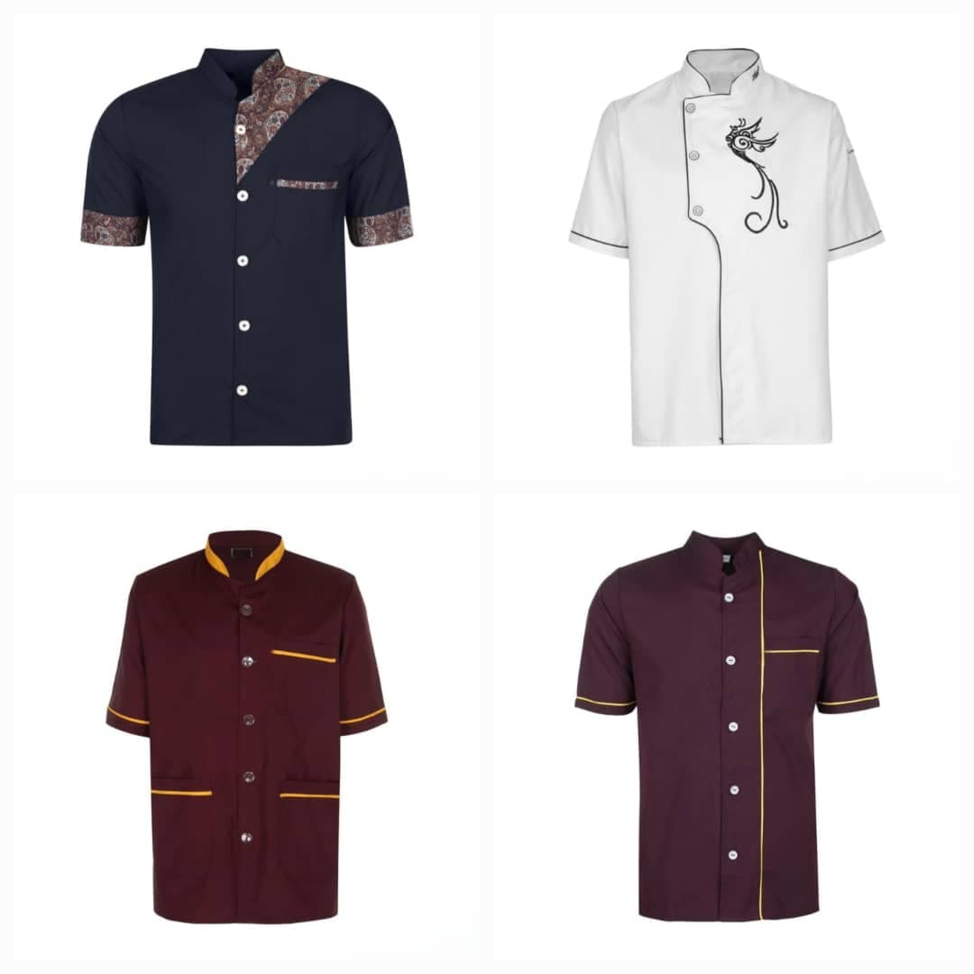 فروش عمده لباس فرم رستورانی روپوش مدرن در رشت