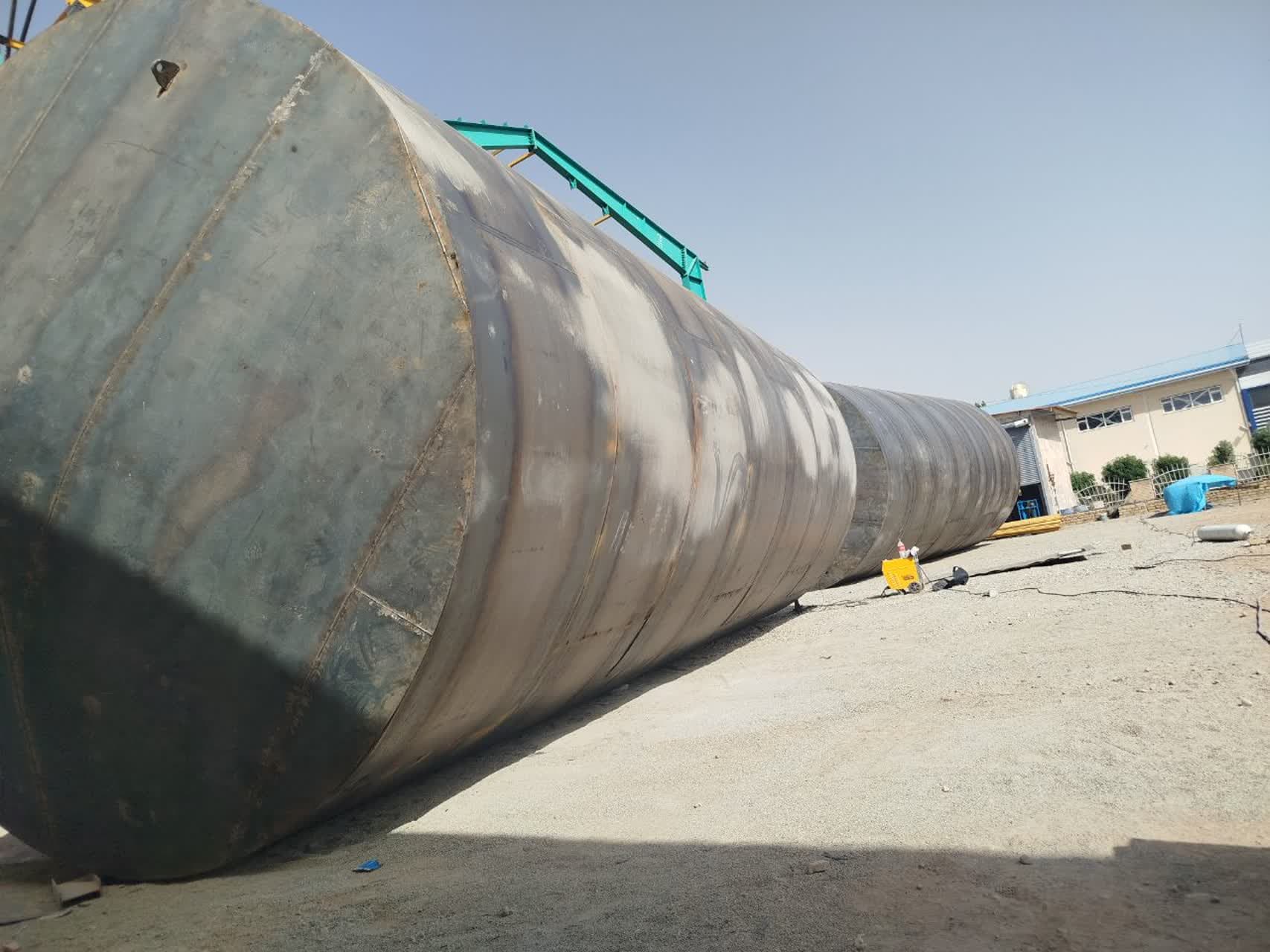 تولید و تعمیر مخزن راکتور آزمایشگاهی طاهری ماهدشت