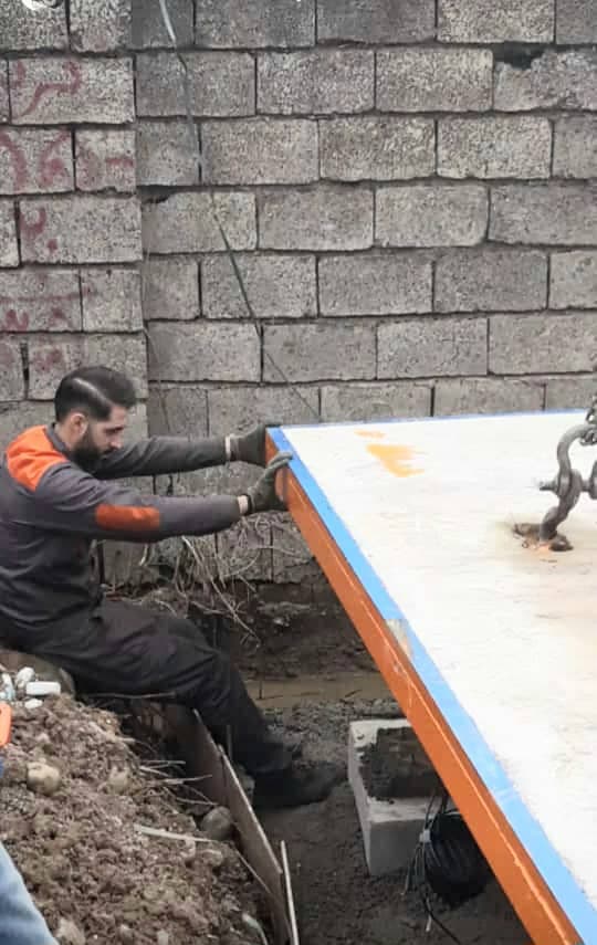 تولید فروش و تعمیر ترازو و باسکول جاده ای توزین کار در گیلان