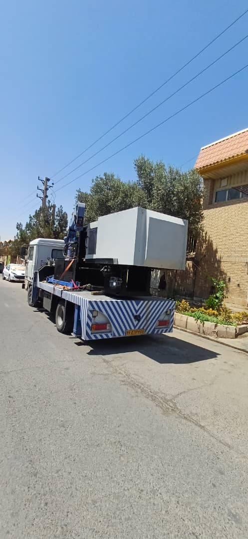 اجاره جرثقیل کفی دار و دکل بلند محمد در پاکدشت