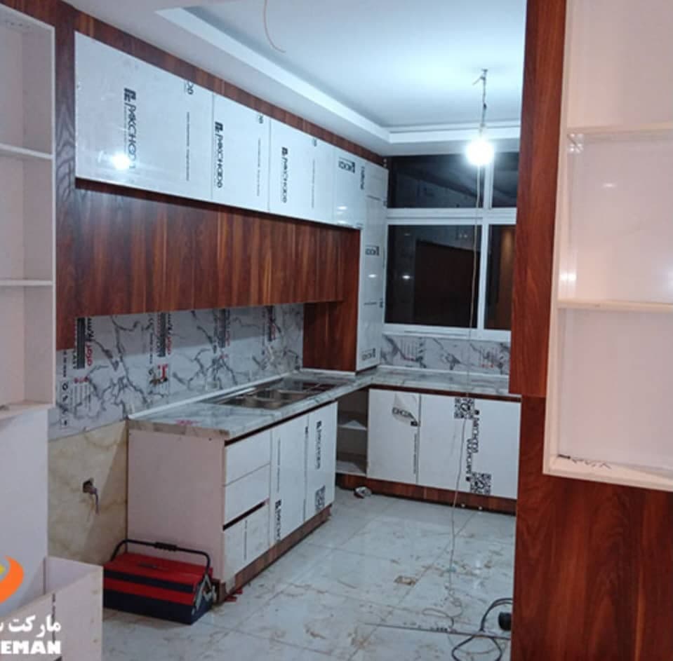اجرای کابینت اقساطی مارکت ساختمان در اصفهان