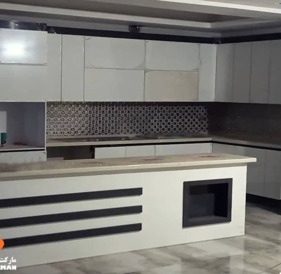 اجرای کابینت اقساطی مارکت ساختمان در اصفهان