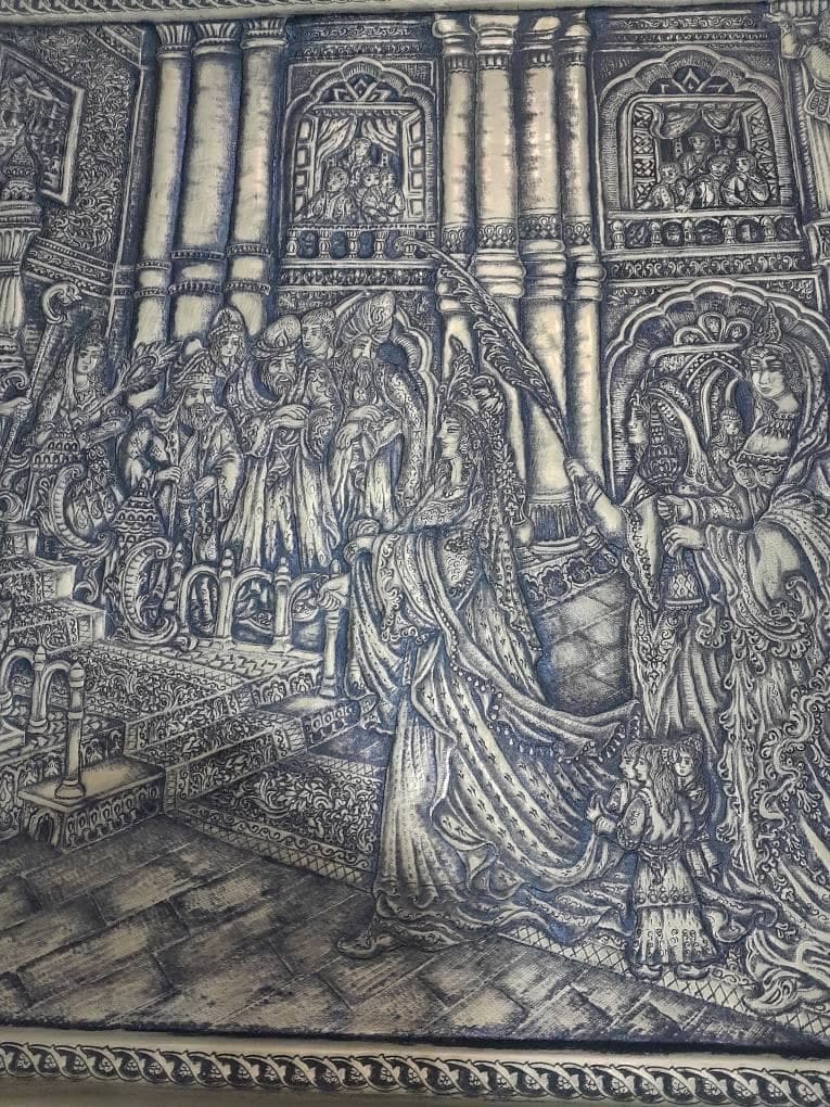 آموزش قلم زنی فلزات مقدماتی و پیشرفته در کارگاه نیل قلم اصفهان