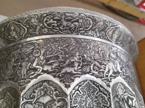 تولید و فروش صنایع دستی قلم زنی کارگاه نیل قلم در تهران