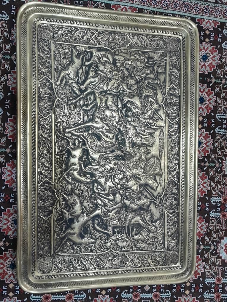 تولید و فروش صنایع دستی قلم زنی کارگاه نیل قلم در تهران