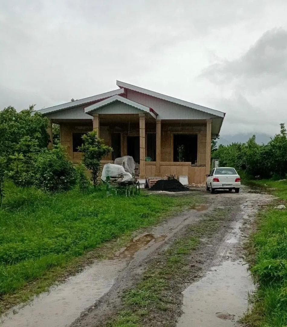 طراحی نمای ساختمان همرنگ در رشت