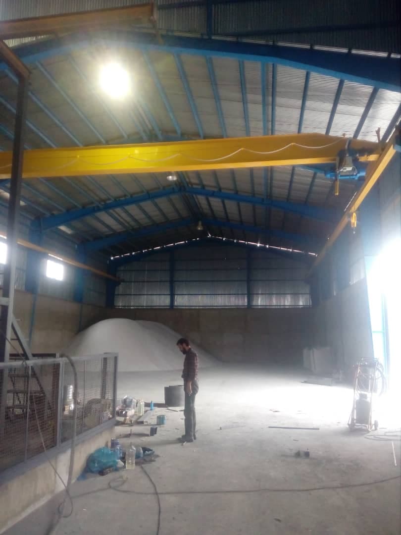 ساخت و اجرا جرثقیل سقفی و دروازه ای احمدی در همدان