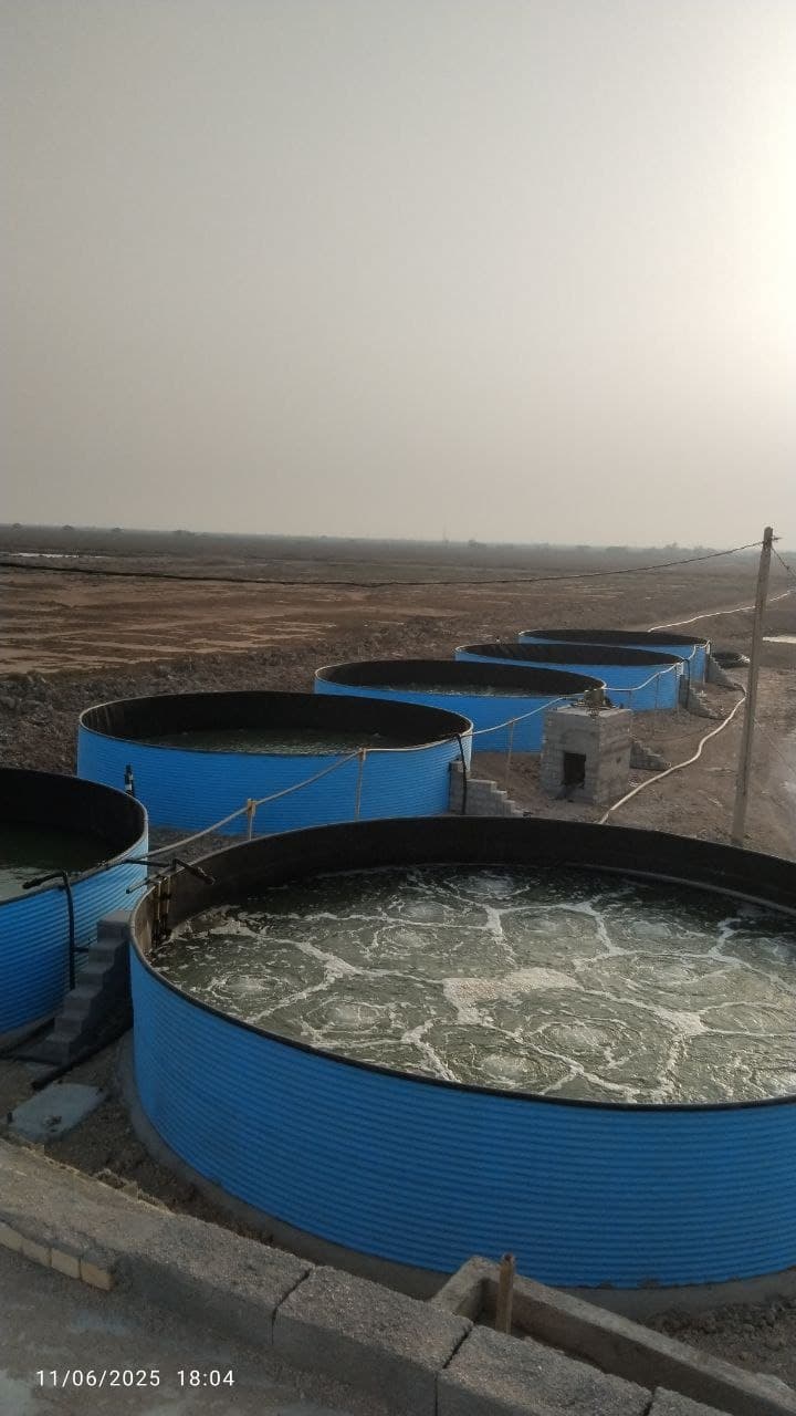 فروش نصب استخر پیش ساخته ژئوممبران بهاران کشت صنعت آبیار در اردبیل