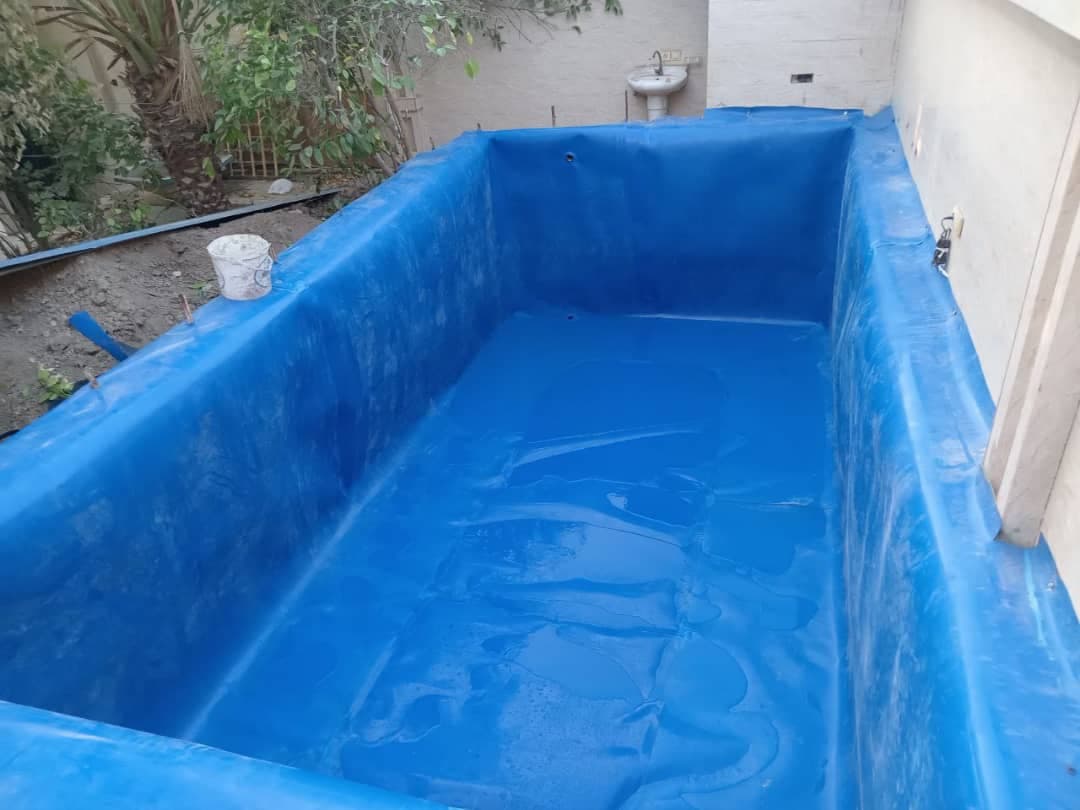 فروش نصب استخر پیش ساخته ژئوممبران بهاران کشت صنعت آبیار در اردبیل