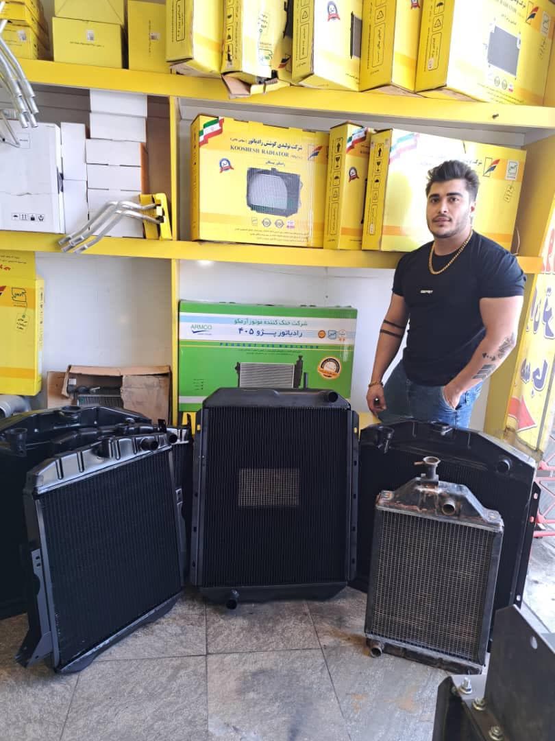 طراحی ساخت رادیاتور دیزل ژنراتور لودر ابعاد مختلف جواد هنرور در اهواز