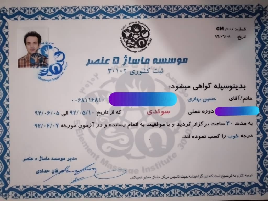 خدمات ماساژ نوین بهاری در قیطریه تهران