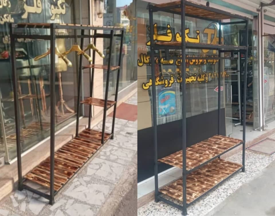 تولید قفسه و رگال فروشگاهی تکنو فلز یکتا رشت