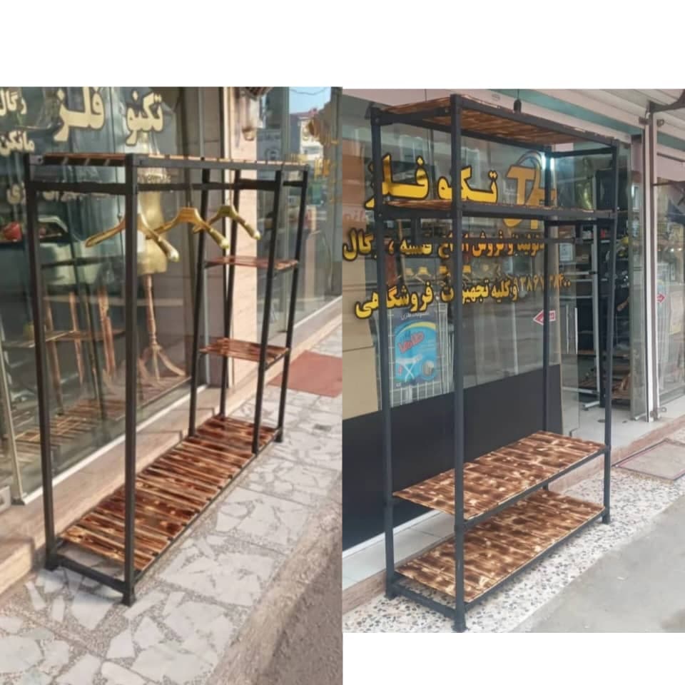 تولید قفسه و رگال فروشگاهی تکنو فلز یکتا رشت