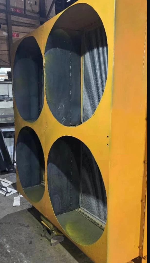 طراحی ساخت رادیاتور دیزل ژنراتور لودر ابعاد مختلف جواد هنرور در شیراز