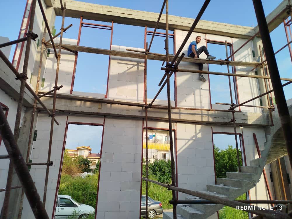 شرکت ساختمانی آرن کیا گستر اجرای تخصصی بلوک های هبلکس در رشت