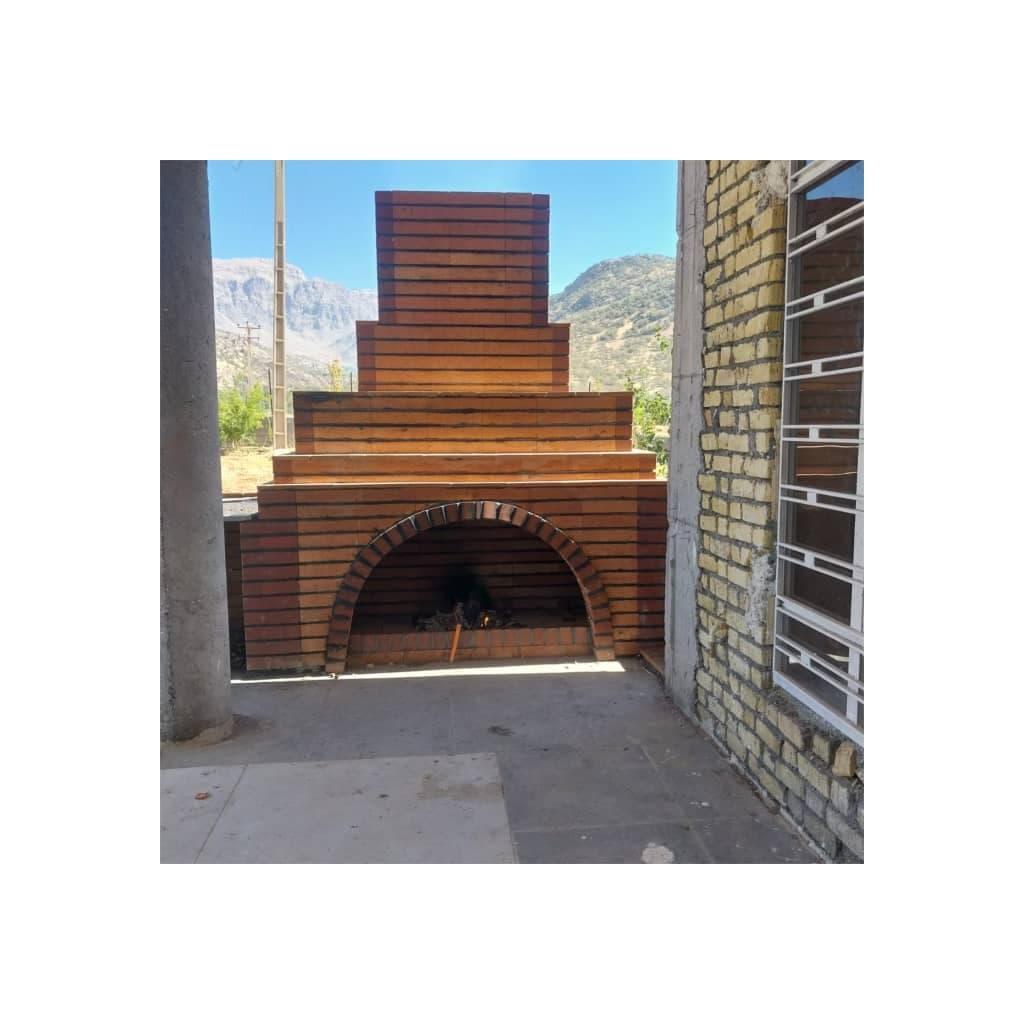 اجرای محوطه سازی شومینه و کاهگل صنعتی مطهری در یاسوج