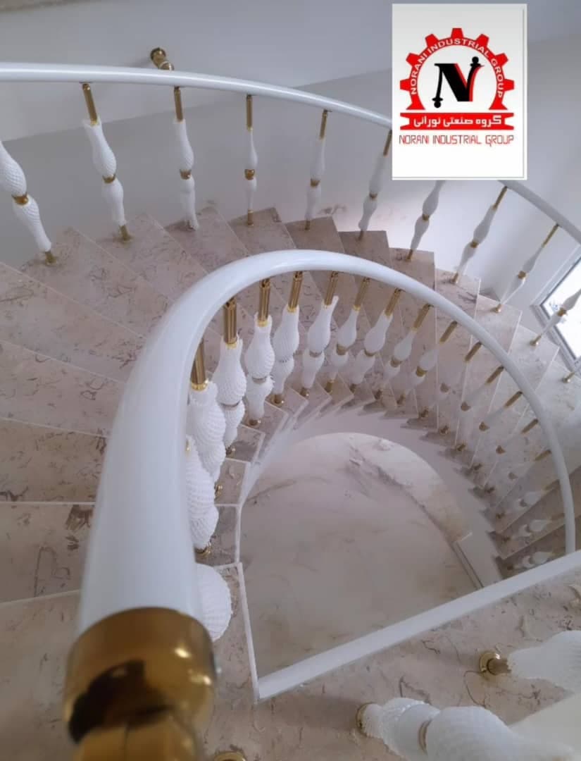 تولید و فروش پله آماده و نرده صنایع چوبی نورانی قزل آغاج در گیلان