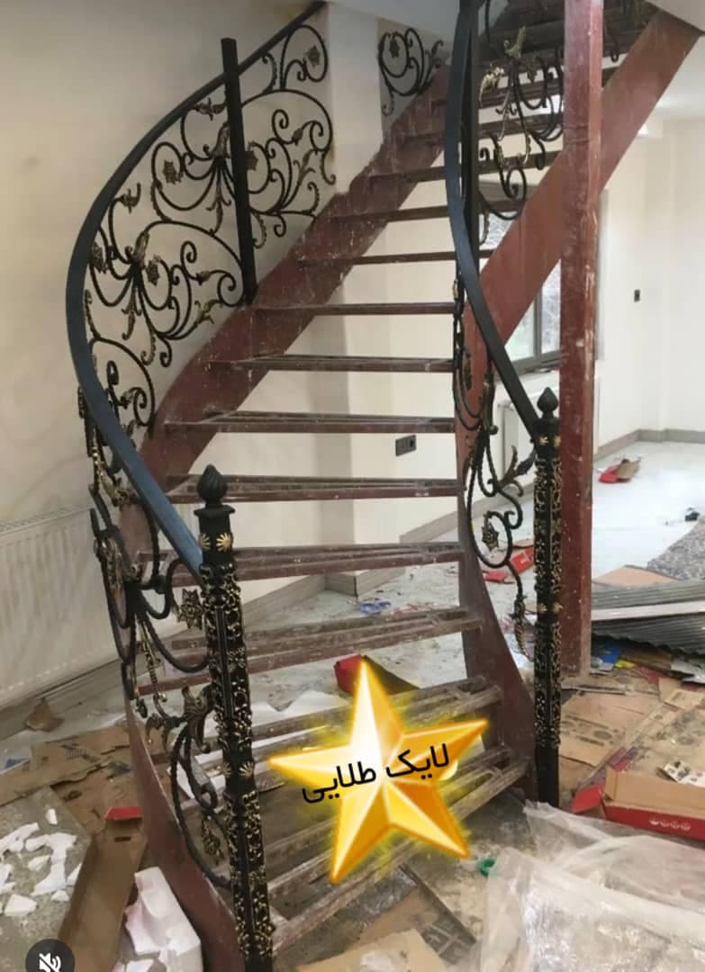 تولید و فروش پله آماده و نرده صنایع چوبی نورانی قزل آغاج در گیلان