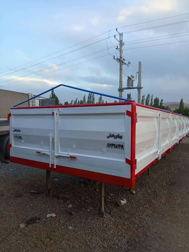 لبه سازی کانتینر و تریلی بهنام واعظی در زنجان