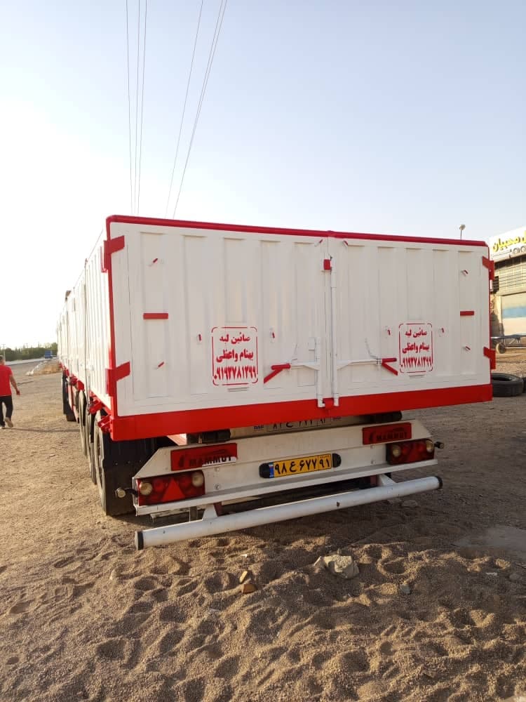 لبه سازی کانتینر و تریلی بهنام واعظی در زنجان