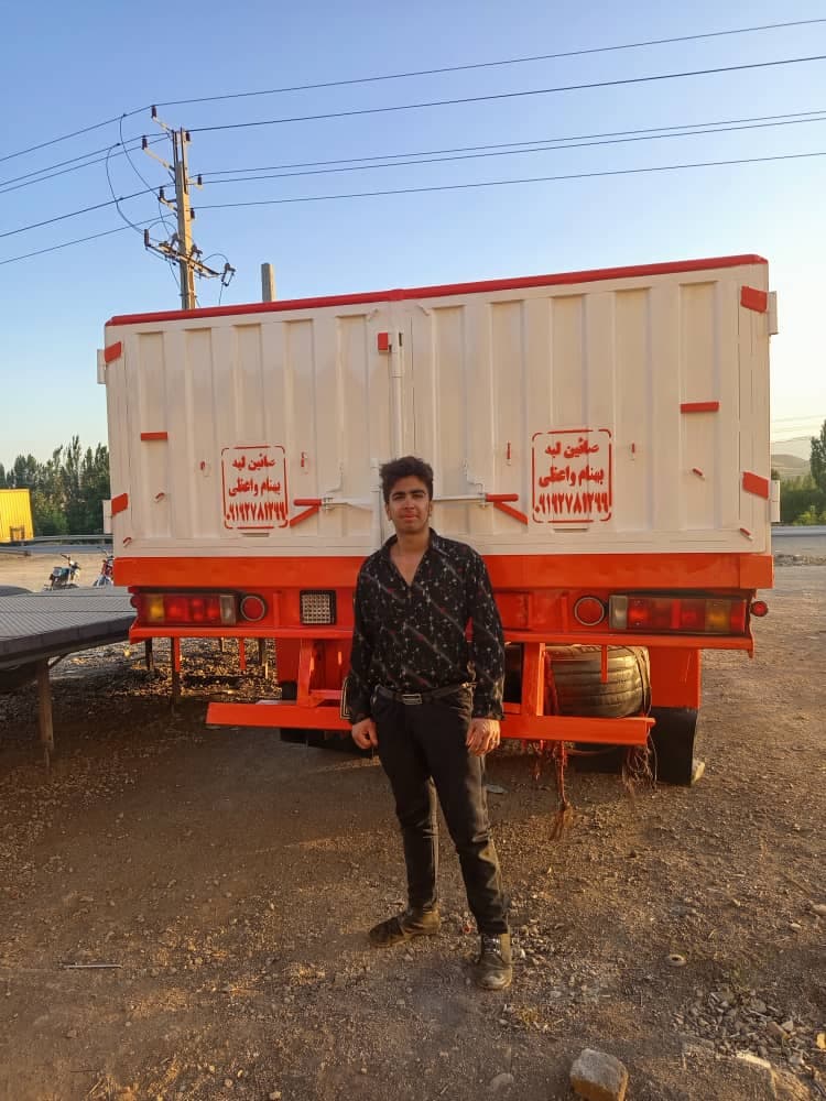 لبه سازی کانتینر و تریلی بهنام واعظی در زنجان