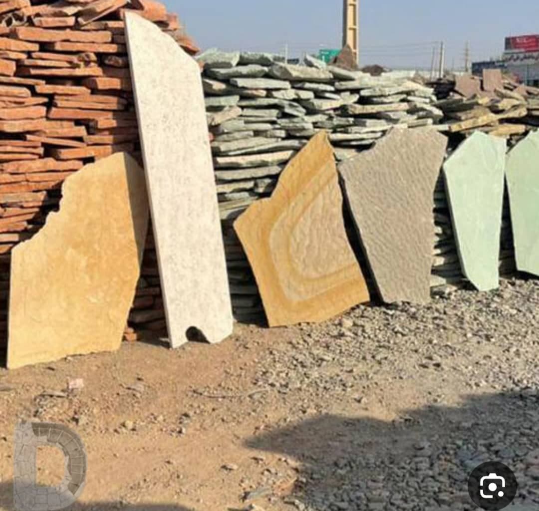 پخش و اجرای سنگ کوهی ورقه ای خوش اندام در دماوند