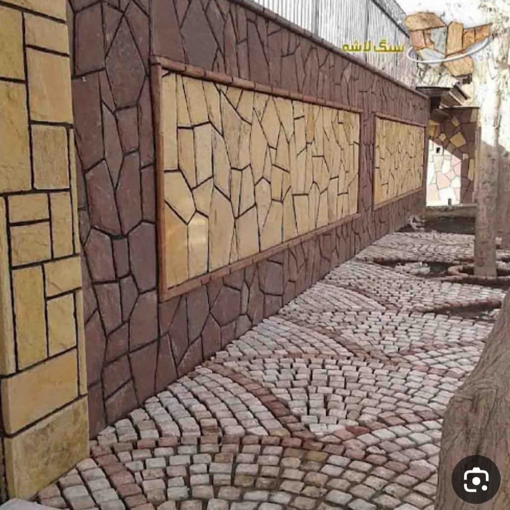 پخش و اجرای سنگ کوهی ورقه ای خوش اندام در دماوند