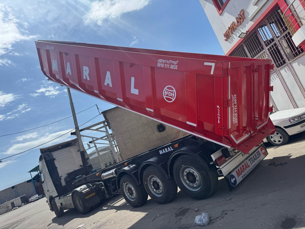 ساخت تریلی و کمپرسی عزیزی در همدان