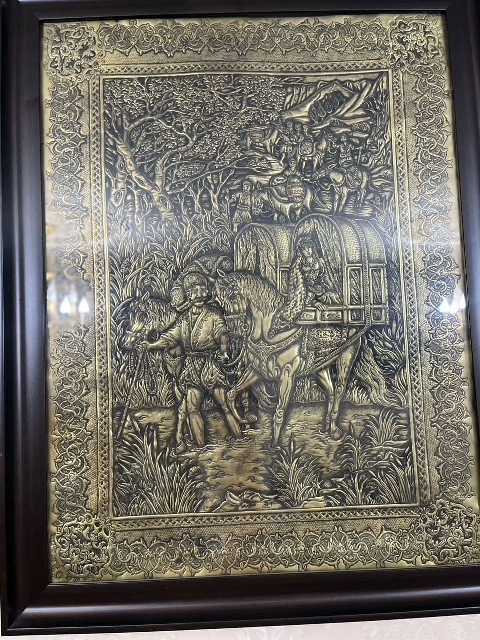 تولید و فروش صنایع دستی قلم زنی کارگاه نیل قلم در مشهد