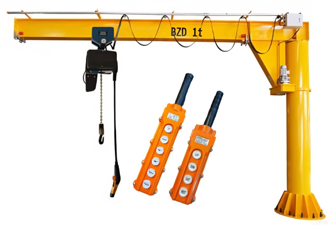 تولید ریموت کنترل بی سیم جرثقیل سقفی آریا صنعت پیشگام در تبریز