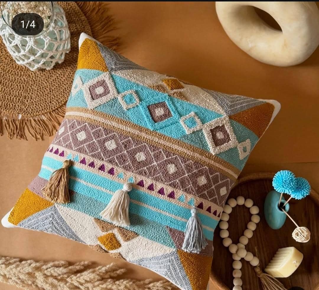 فروش آنلاین کوسن و شال مبل دستدوز یکتا بردبار در انزلی