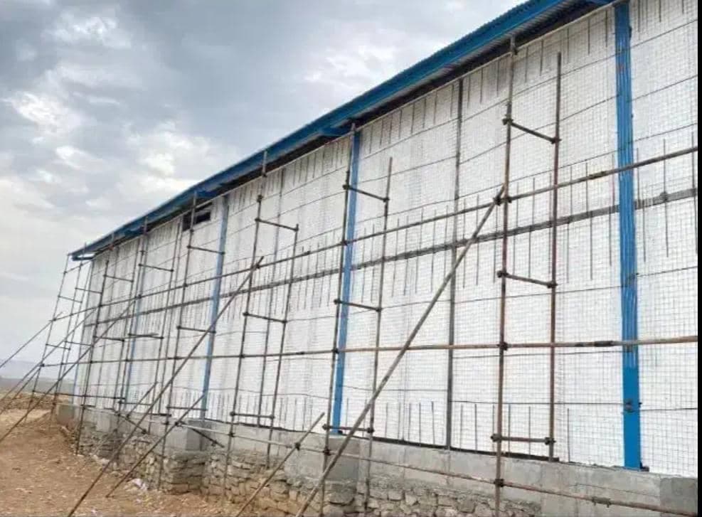 اجرا نصب شات کریت و دیوار پیش ساخته علی نژاد در شیراز