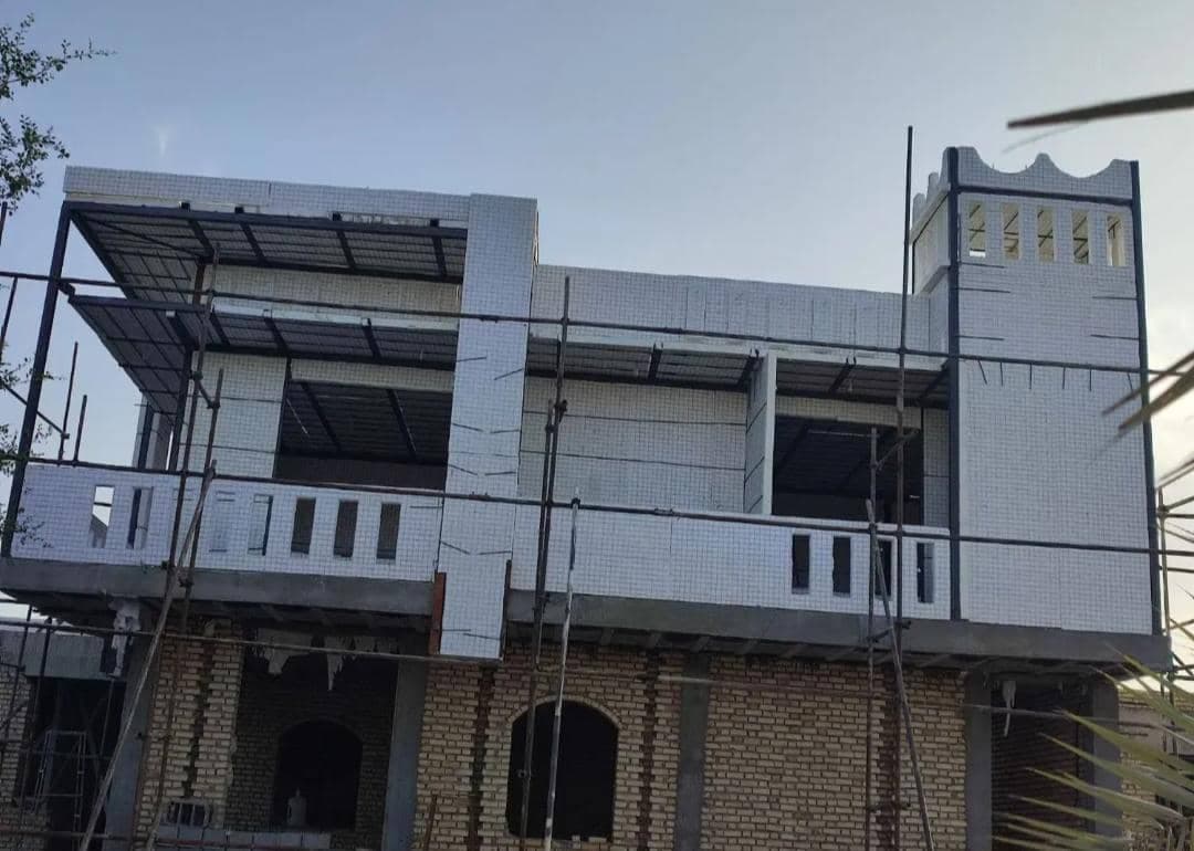 اجرا نصب شات کریت و دیوار پیش ساخته علی نژاد در شیراز